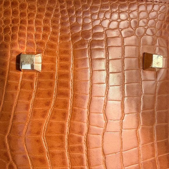 BEIS Cognac Mini Work Tote - Picture 2 of 5